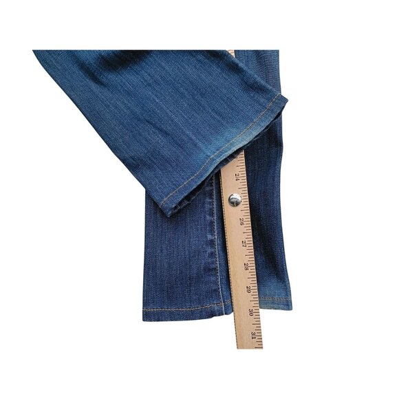 Hudson‎ Jeans Womens 26 Blue Bootcut Flap Pocket Distressed Denim Made USA - Picture 10 of 10